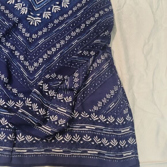 Laundry by Design Size 8 maxi dress blue Print, - Picture 5 of 11